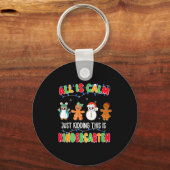 All Is Calm Just Kidding This Is Kindergarten Chri Sleutelhanger (Voorkant)
