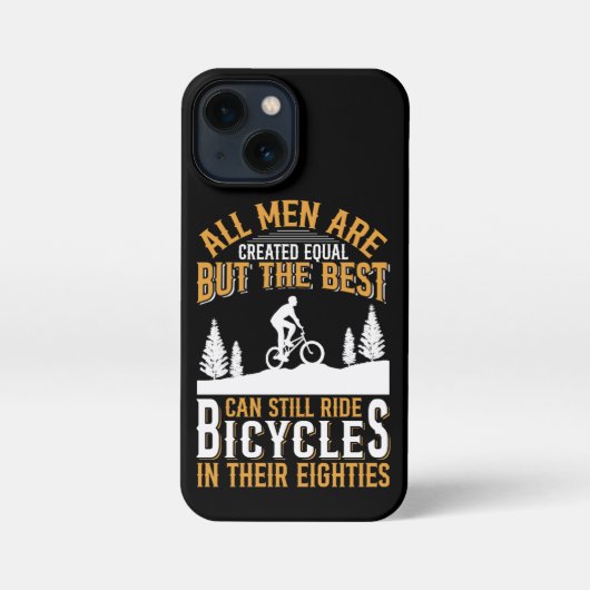All Men Are Created Equal Bicycles Cycling iPhone Hoesje (Achterkant)