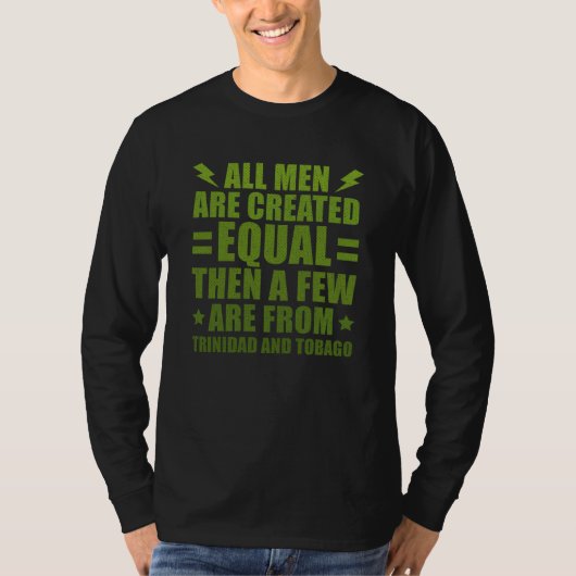 All Men Are Created Equal Filipino Humor Philippin T-shirt (Voorkant)