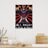 ALL MIGHT PLUS ULTRA POSTER (Keuken)