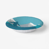 All Mountain Skiing Papieren Kommen (Gebogen)