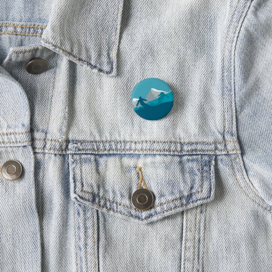 All Mountain Skiing Ronde Button 3,2 Cm (In situ)