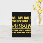All My Role Models Went To Prison Kaart (Gele Bloem)