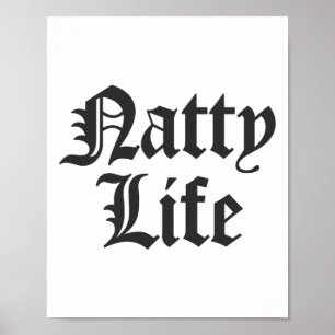 All Natty Life Natuurlijke Bodybuilding Workout Poster