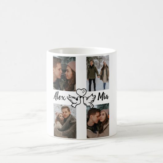 All Our Moments – Personalized Couple Photo Mug (Centre)