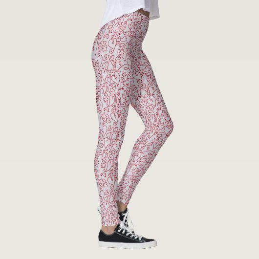 All-over Heart Design Leggings (Rechts)