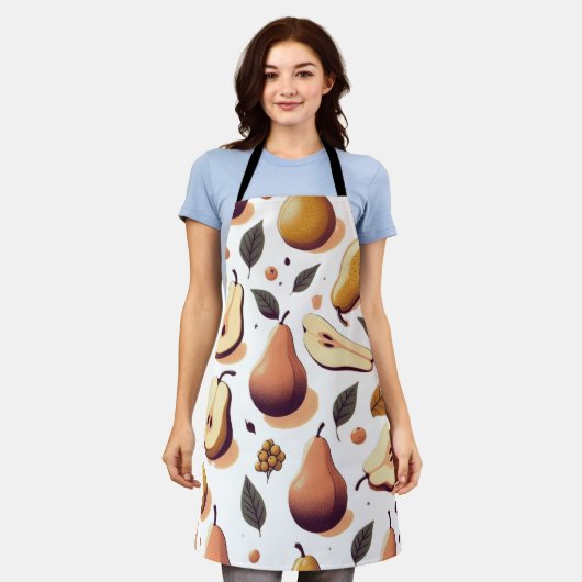 All Over Pears Patroon Schort (Gedragen)