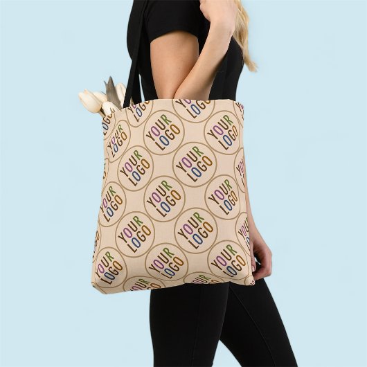 All Over Print Aangepaste Canvas tas met Bedrijf L