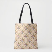 All Over Print Aangepaste Canvas tas met Bedrijf L (Voorkant)