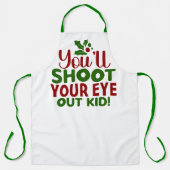 All-Over Print Apron-Classic Holiday Quote Schort (Voorkant)
