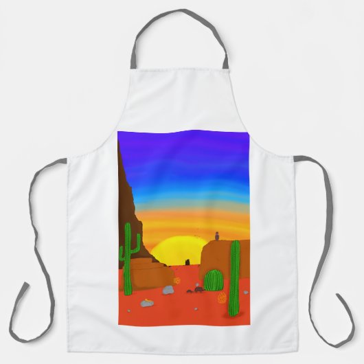 All-over Print Apron, groot Schort (Voorkant)