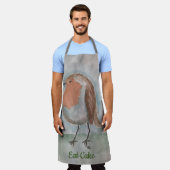 All-over Print Apron, groot Schort (Gedragen)