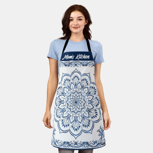 All-over Print Apron | Keuken | Koken Schort (Gedragen)