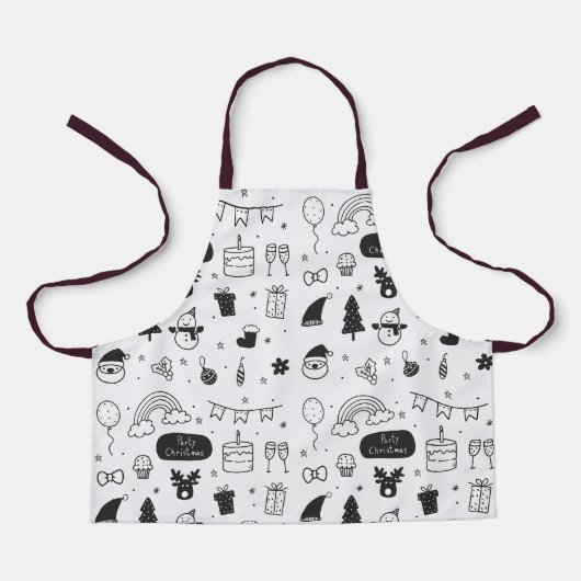 All-over Print Apron, klein Schort (Voorkant)