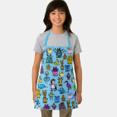 All-Over Print Apron - Light Blue Schort (Insitu)