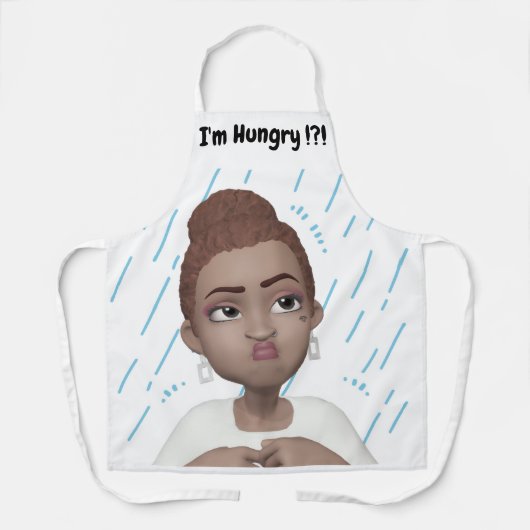 All-over Print Apron, medium Schort (Voorkant)