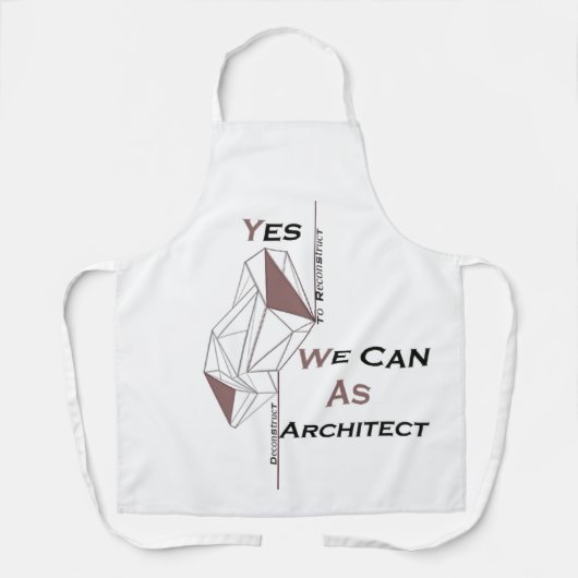 All-over Print Apron, medium Schort (Voorkant)