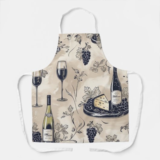 All-over Print Apron, medium Schort (Voorkant)
