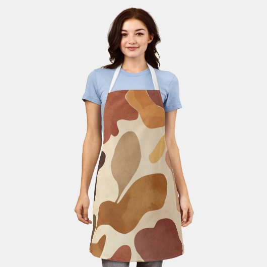 All-Over Print Apron, Medium Schort (Gedragen)