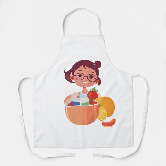 All-over Print Apron, medium Schort (Voorkant)