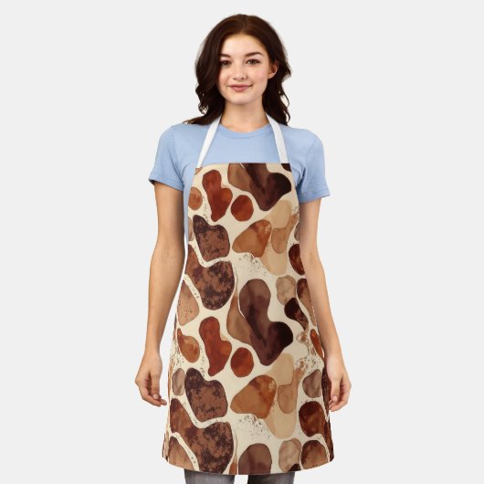 All-Over Print Apron, Medium Schort (Gedragen)
