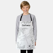 All-over Print Apron Schort (Gedragen)