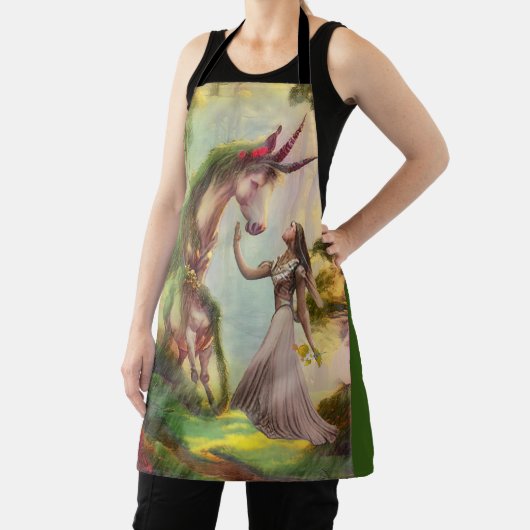 All-over Print Apron Schort (Insitu)