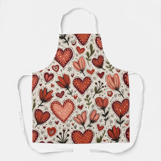All-over Print Apron Schort (Voorkant)