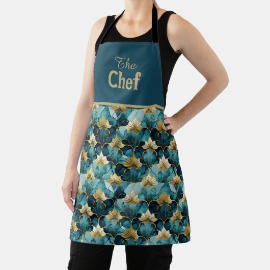 All-over Print Apron Schort (Insitu)