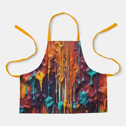 All-over Print Apron Schort (Voorkant)