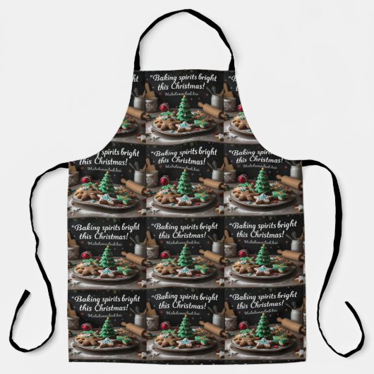 All-over Print Apron Schort (Voorkant)