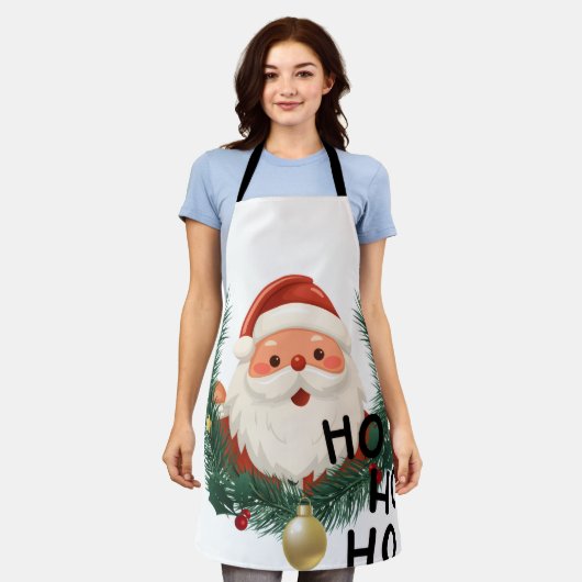 All-Over Print Apron Schort (Gedragen)