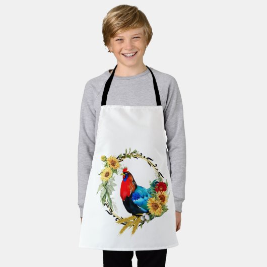 All-over Print Apron Schort (Gedragen)