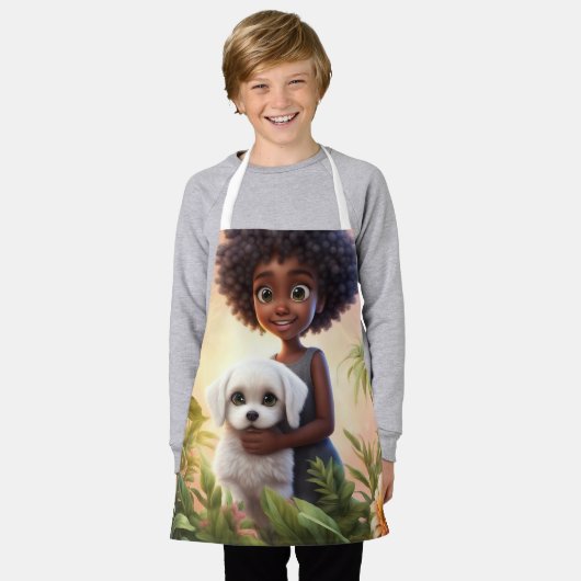 All-over Print Apron Schort (Gedragen)