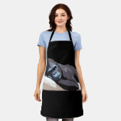 All-over Print Apron Schort (Gedragen)