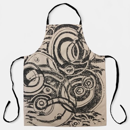 All-over Print Apron Schort (Voorkant)