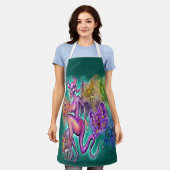 All-over Print Apron Schort (Gedragen)