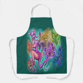 All-over Print Apron Schort (Voorkant)