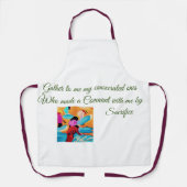 All-over Print Apron Schort (Voorkant)