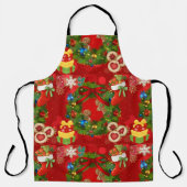 All-Over Print Apron Schort (Voorkant)