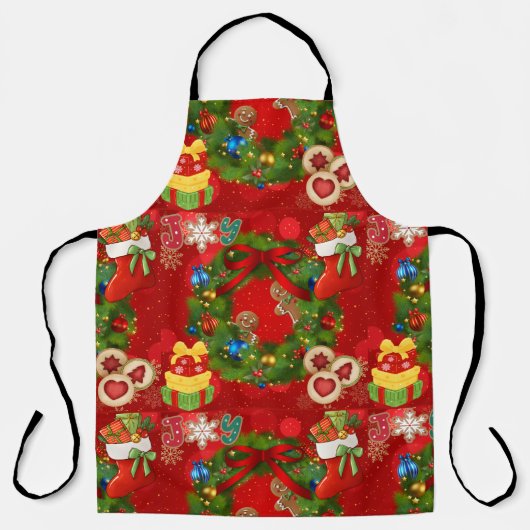 All-Over Print Apron Schort (Voorkant)