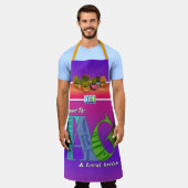 All-over Print Apron Schort (Gedragen)