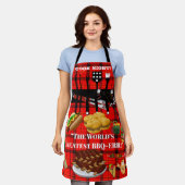All-over Print Apron Schort (Gedragen)