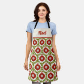 All-Over Print Apron Schort (Gedragen)