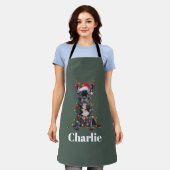 All-over Print Apron Schort (Gedragen)