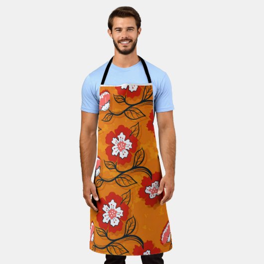 All-over Print Apron Schort (Gedragen)