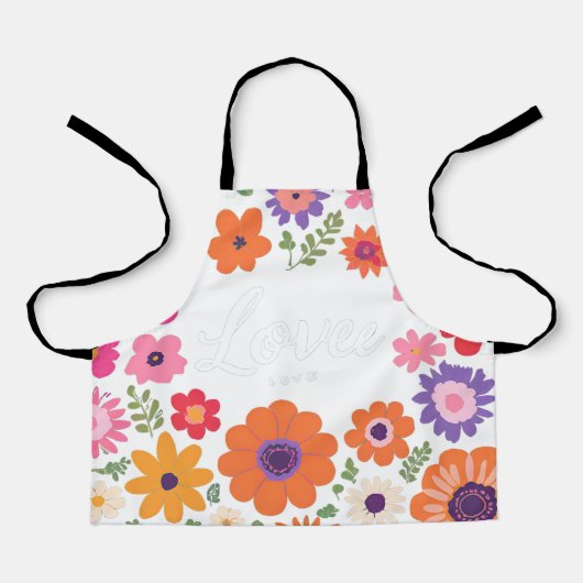 All-over Print Apron Schort (Voorkant)
