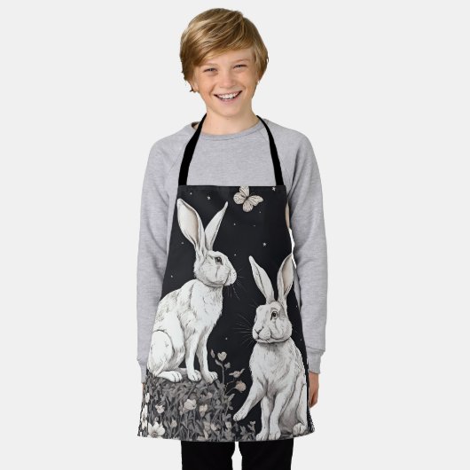 All-over Print Apron Schort (Gedragen)