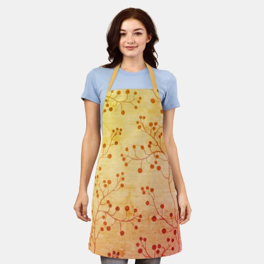 All-over Print Apron Schort (Gedragen)