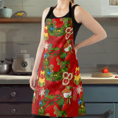 All-Over Print Apron Schort